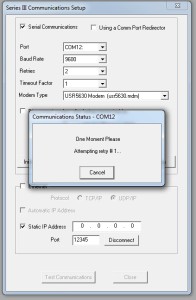 Communication Status Testing